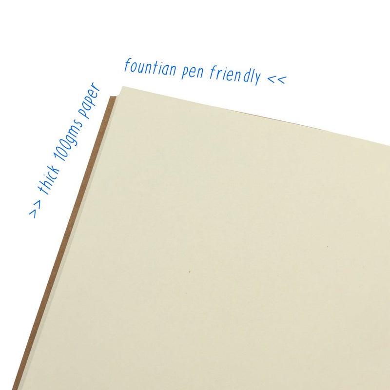 newestor Travelers Notebook Inserts - Blank Paper Notebooks for Standard Size Travelers Notebook, Set of 3, Total 192 Pages, 8.25 x 4.25 Inches - Image 3
